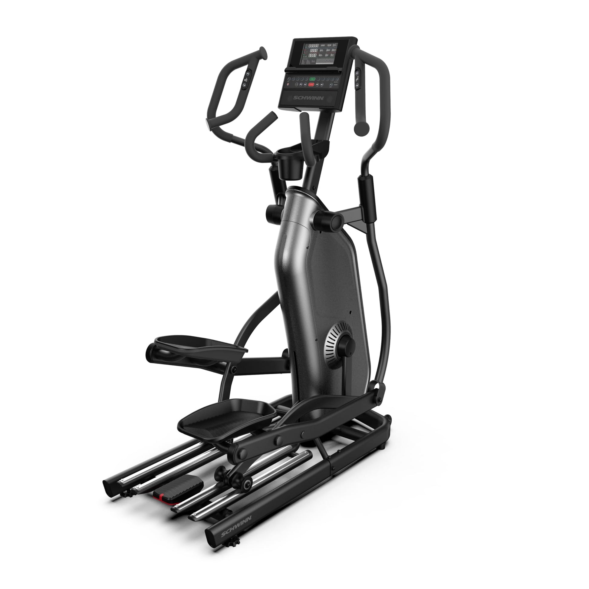Elliptical trainer on a white background