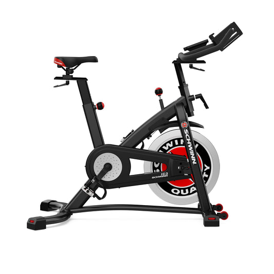 Schwinn indoor cycling bike on a white background