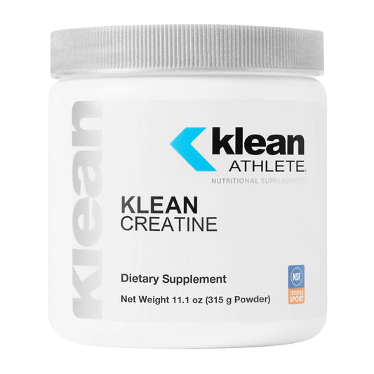Klean Athlete Klean Creatine supplement container on a white background