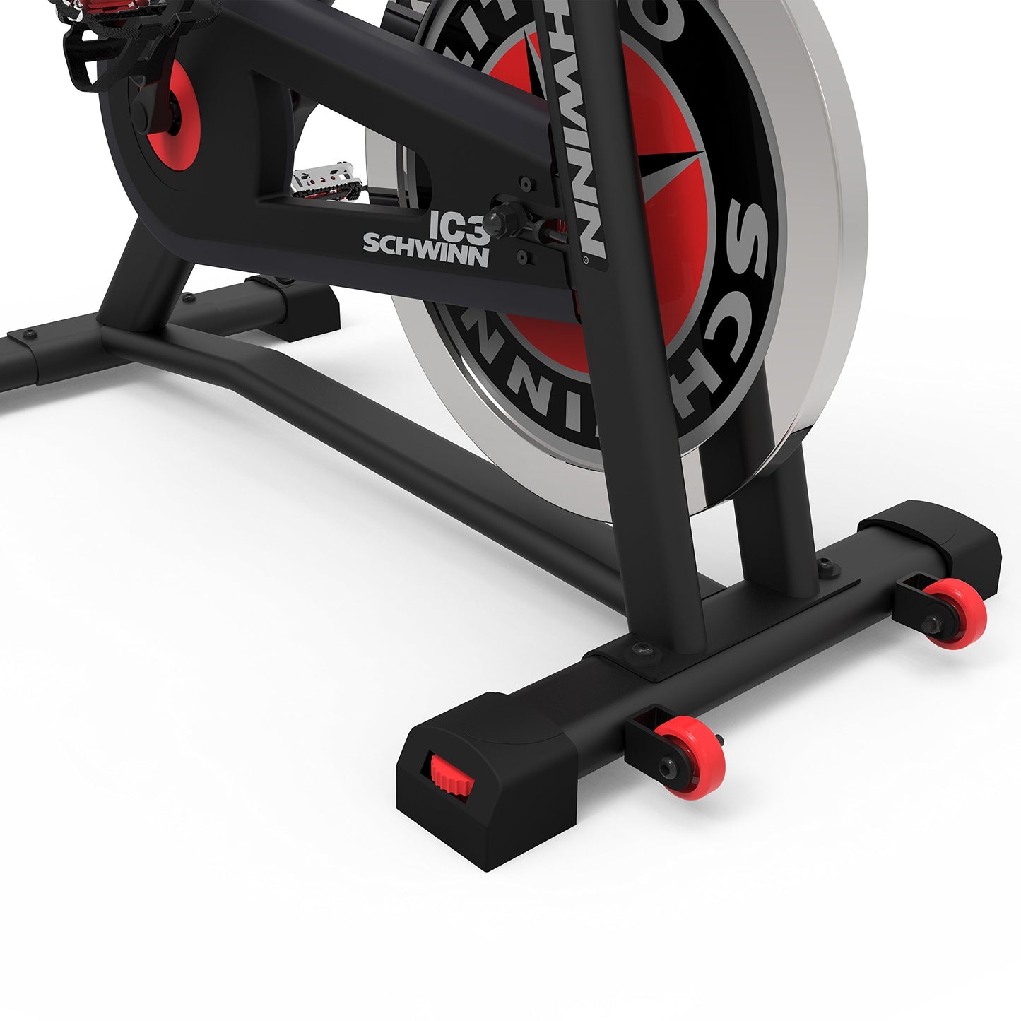 Schwinn indoor cycling bike stand on a white background