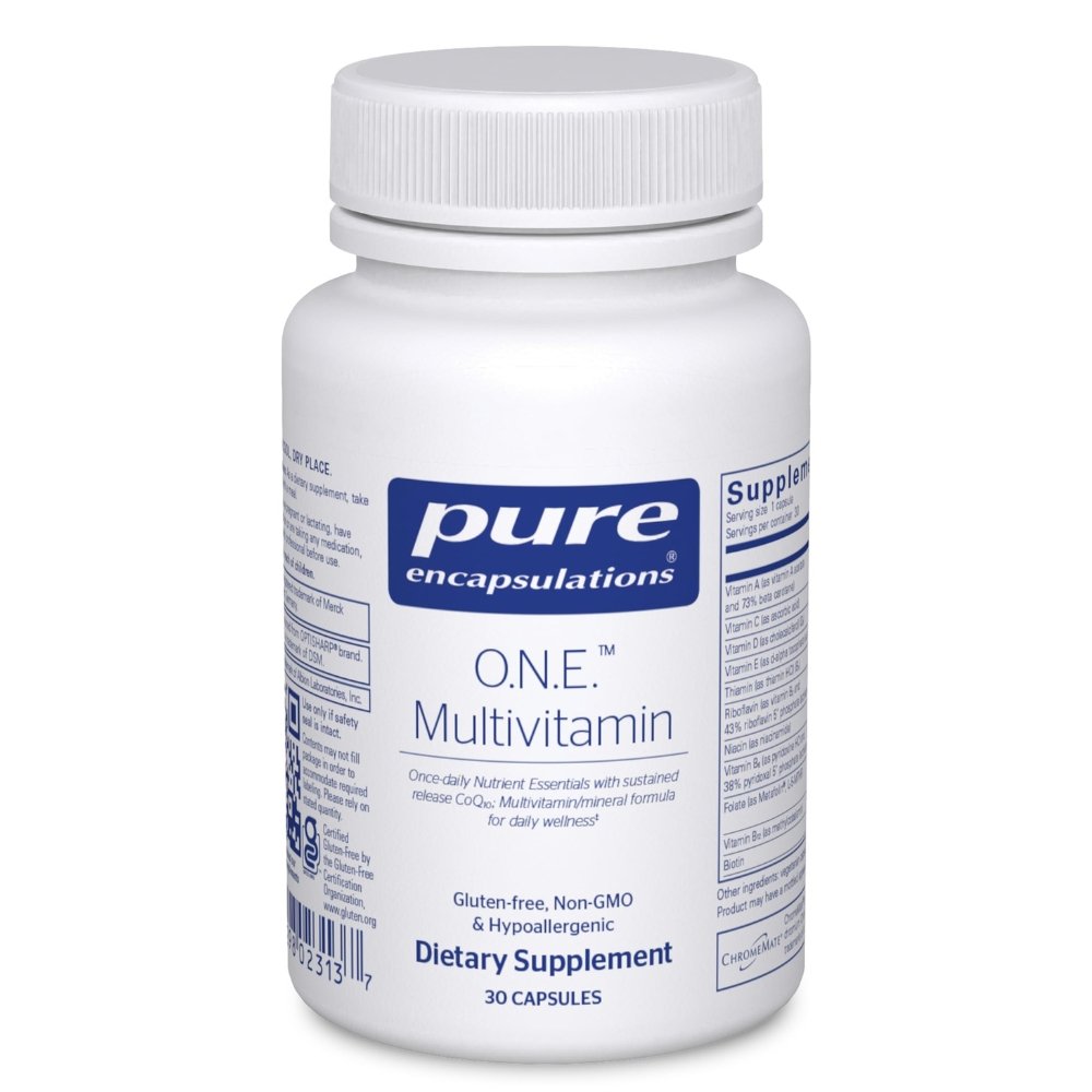 Pure Encapsulations O.N.E. Multivitamin dietary supplement bottle