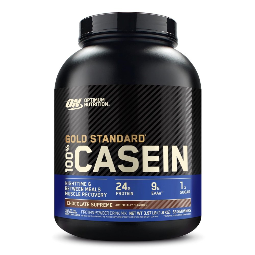 Optimum Nutrition Gold Standard 100% Casein Protein powder chocolate supreme flavor